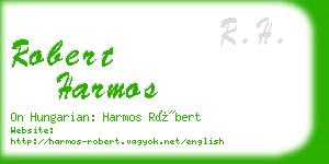 robert harmos business card